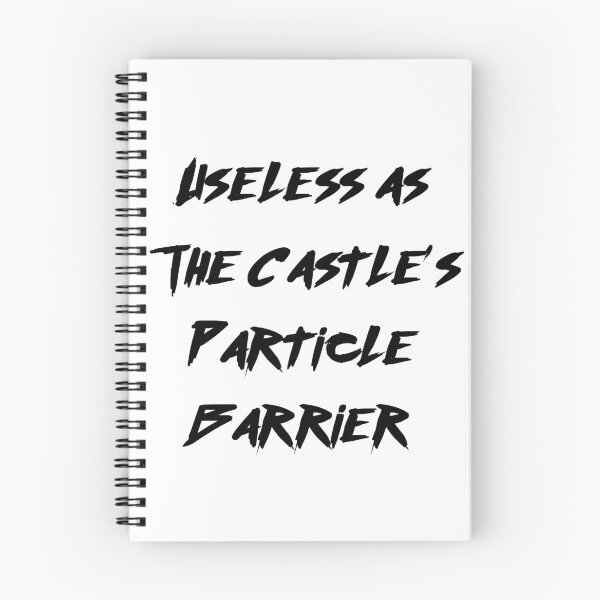 Item preview, Useless as the Castle's particle barrier designed and sold by caryspendragon.