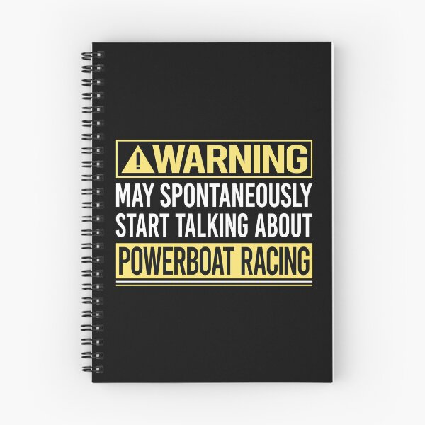 Item preview, Warning About Powerboat Racing designed and sold by WrightTrouble.