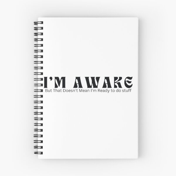 Item preview, I'm Awake But That Doesn't Mean I'm Ready / Sarcastic / Funny Saying  designed and sold by Alexa5454.