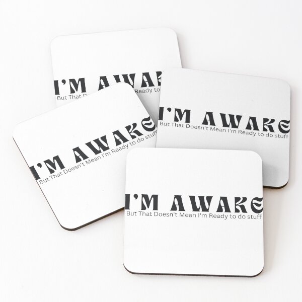 Item preview, I'm Awake But That Doesn't Mean I'm Ready / Sarcastic / Funny Saying  designed and sold by Alexa5454.