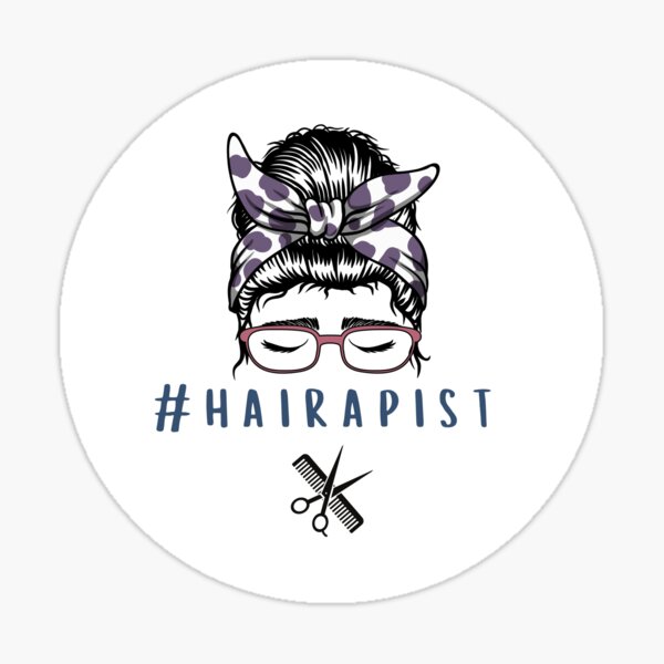 Hairapist Vinyl Decal Sticker for Hairstylist, Hairstylist Decal