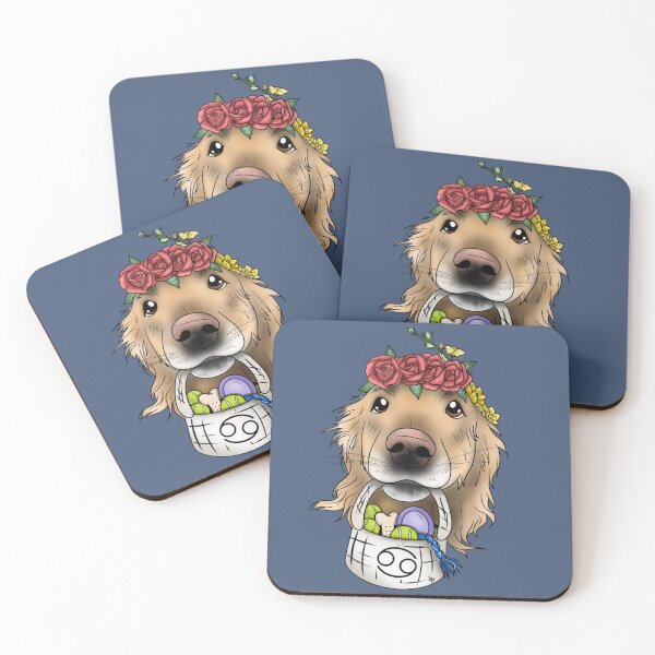 Item preview, cancer golden retriever designed and sold by KayyArkham.