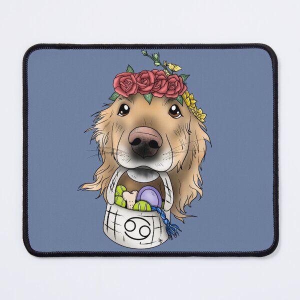 Item preview, cancer golden retriever designed and sold by KayyArkham.