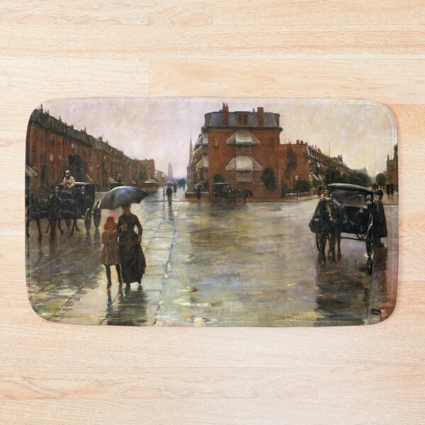 Item preview, Rainy Day, Boston by Childe Hassam (1885) designed and sold by allhistory.
