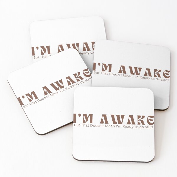 Item preview, I'm Awake But That Doesn't Mean I'm Ready / Sarcastic / Funny Saying  designed and sold by Alexa5454.