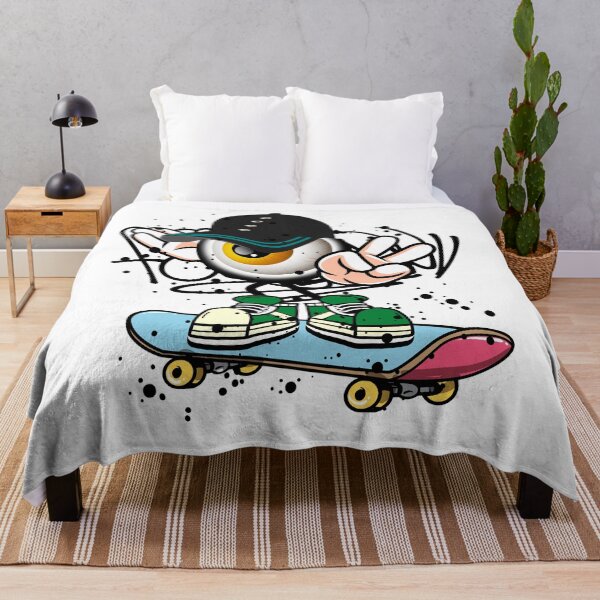Item preview, Skateboard Monster Cartoon Graffiti Street Art designed and sold by NobuCollections.