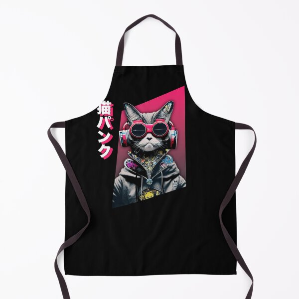 Item preview, cyberpunk cat 9 designed and sold by TheSamuraiCat.