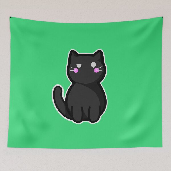 Item preview, Black Cat Confused Cat designed and sold by GoobyCloud.