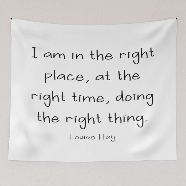 Item preview, Louise Hay - Inspiring Quote on Divine Timing designed and sold by Expandingyourreality.