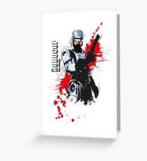 Robocop Greeting Card