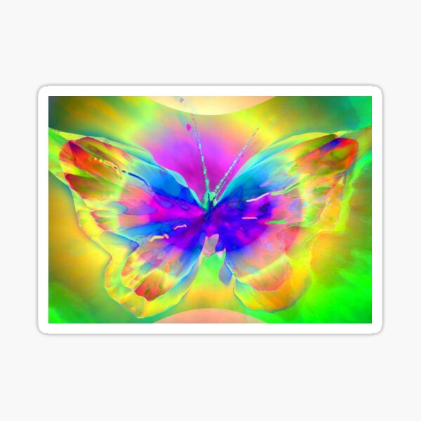 Butterfly 1 (from "Butterflies" collection) Sticker
