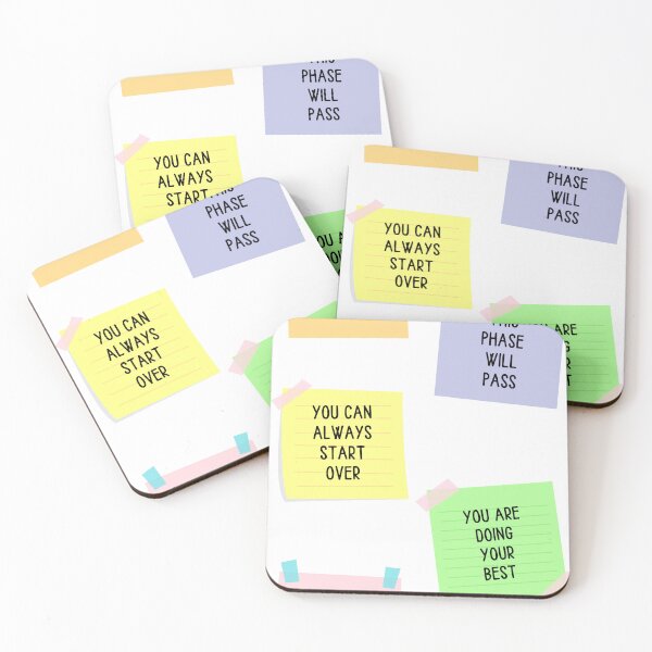 Item preview, motivational sticky note sticker pack  designed and sold by ciarameadows.