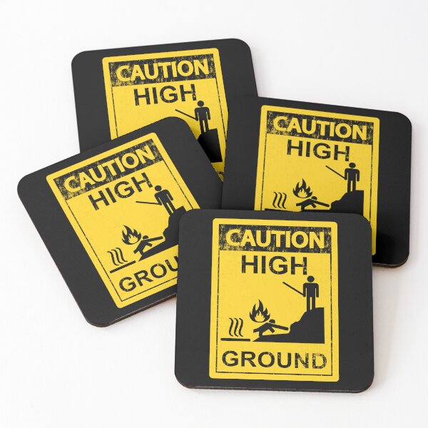 Item preview, Caution High Ground designed and sold by Rogue507.
