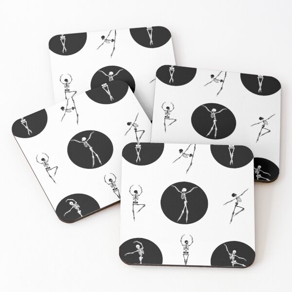 Item preview, dancing skeleton sticker pack  designed and sold by ciarameadows.