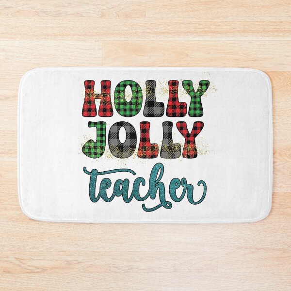 Item preview, Holly Jolly Teacher I Christmas Holiday Teacher designed and sold by younghopes.