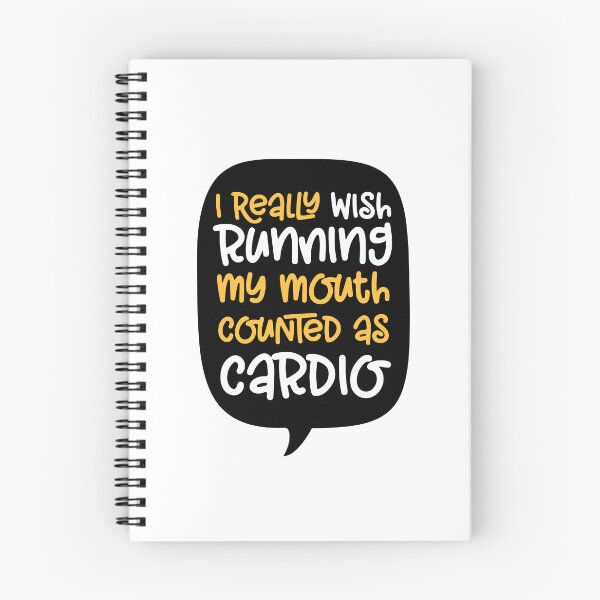 Item preview,  i really wish running my mouth counted as cardio designed and sold by MallsD.