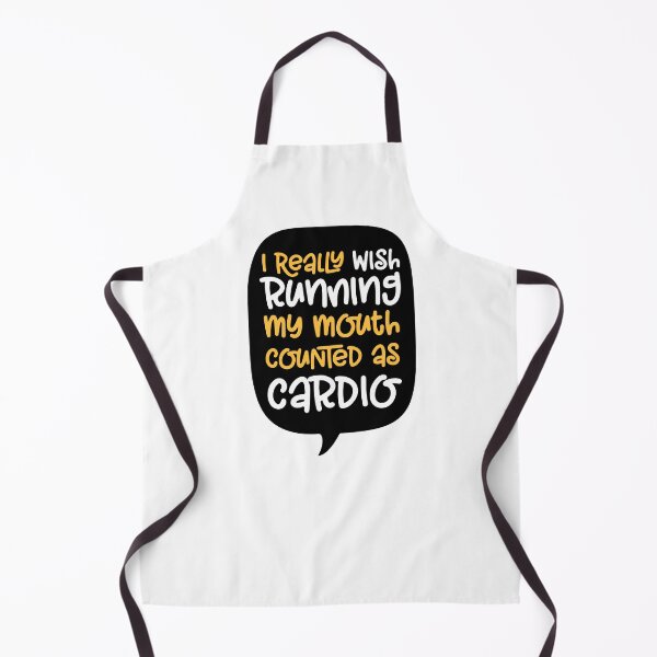 Item preview,  i really wish running my mouth counted as cardio designed and sold by MallsD.