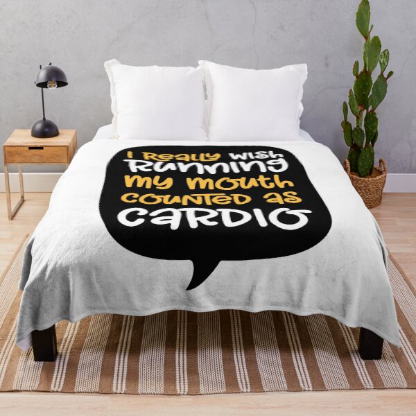 Item preview,  i really wish running my mouth counted as cardio designed and sold by MallsD.