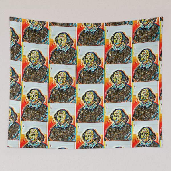 Artikelvorschau, Kunstwerk von William Shakespeare | Porträt von William Shakespeare | Wandkunst von William Shakespeare entworfen und verkauft von Suyogsonar25.