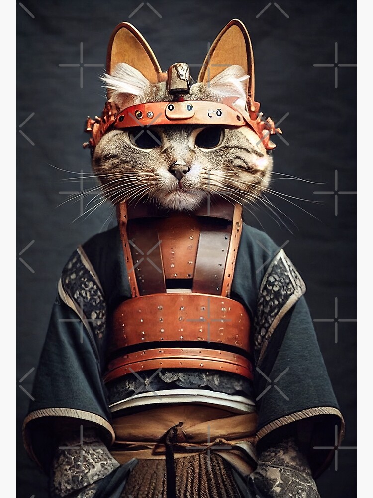 Samurai shop cat costume