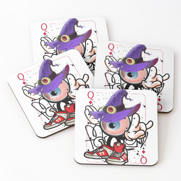 Item preview, Red Queen Witch Monster Cartoon designed and sold by NobuCollections.