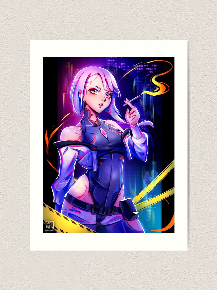 Lucy Cyberpunk, an art print by Ivan LG - INPRNT