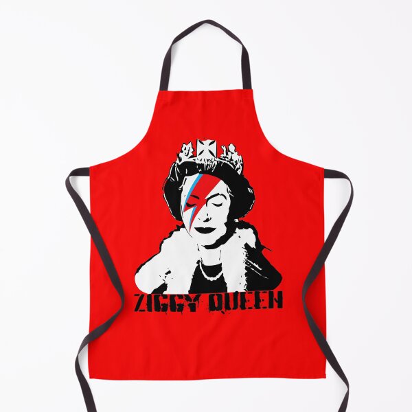 Item preview, Queen Elisabeth Ziggy Queen banksy street pop art designed and sold by DesignsbyMona.