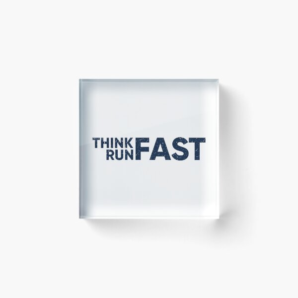 Item preview, Distressed Think Fast Run Fast, Chad Powers designed and sold by Macer.
