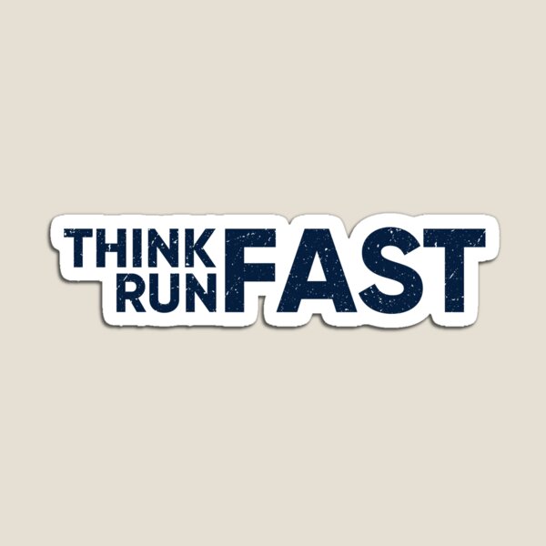 Item preview, Distressed Think Fast Run Fast, Chad Powers designed and sold by Macer.