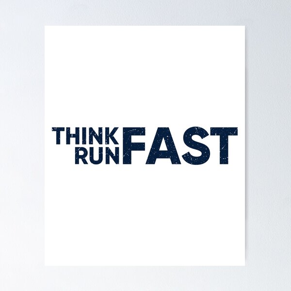 Item preview, Distressed Think Fast Run Fast, Chad Powers designed and sold by Macer.