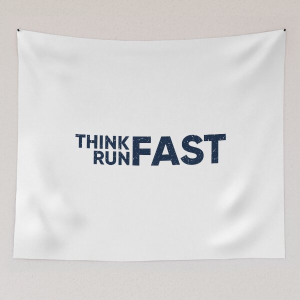 Item preview, Distressed Think Fast Run Fast, Chad Powers designed and sold by Macer.