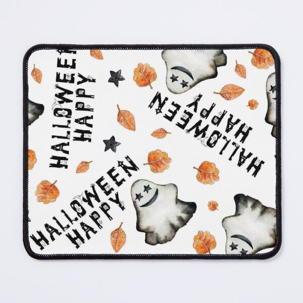 Item preview, Seamless pattern with ghost and inscription Happy Halloween. designed and sold by ketkidesign.