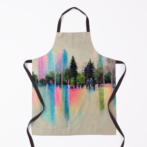 Item preview, city skyline rainbow art designed and sold by WeirdStation.
