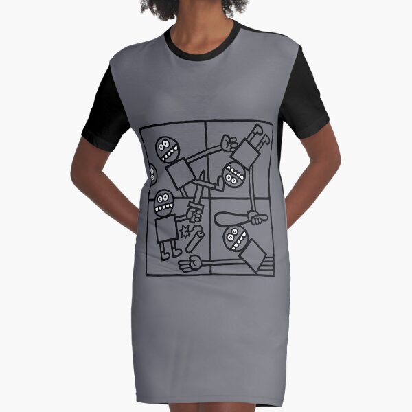 Circle of Life Graphic T-Shirt Dress