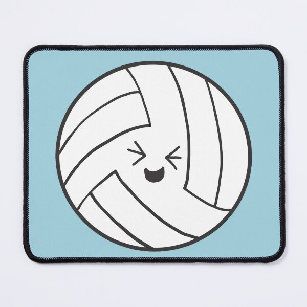 Item preview, Cute Volleyball Blue Kawaii designed and sold by FreckledBliss.