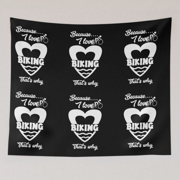Item preview, Because I love biking, that's why...V999. designed and sold by Chakilogy.