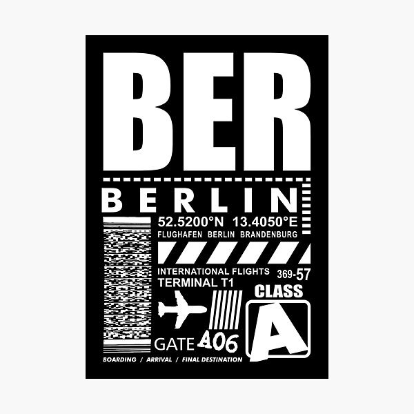 Item preview, Berlin Brandenburg Airport BER designed and sold by Alma-Studio.