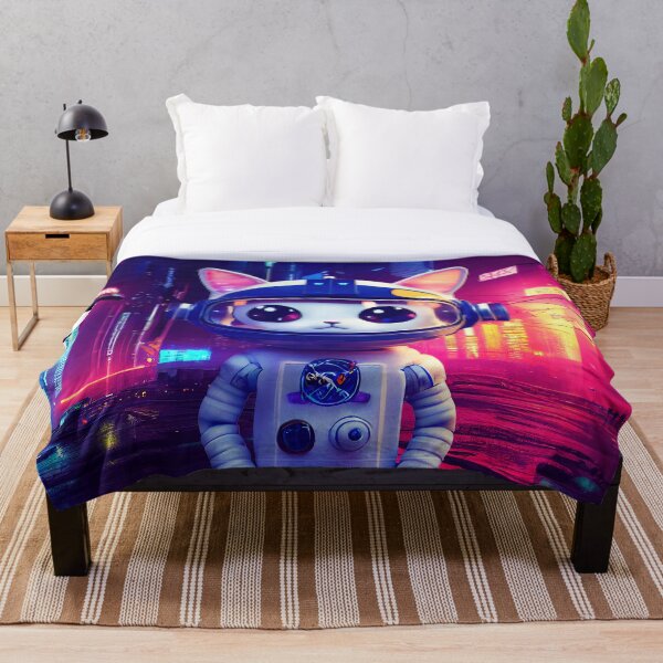Item preview, Cyberpunk Cat 7 - Arte de dibujos animados de Anime Kawaii designed and sold by lematworks.