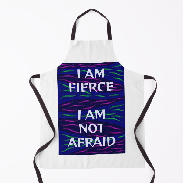 Item preview, Radical Feminist Humanist Quote - I Am Fierce I Am Not Afraid designed and sold by LethalPixieDust.