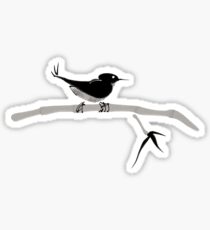 Sumi-e Bird Sticker