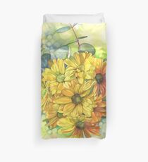 Chrysanthemum Bouquet Duvet Cover