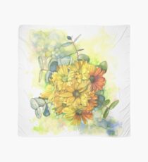 Chrysanthemum Bouquet Scarf