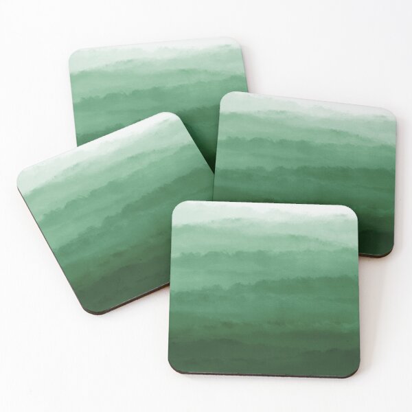 Item preview, Watercolor Ombre Abstract (forest green) designed and sold by Design Minds Boutique.