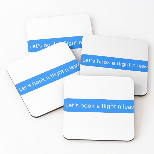 Item preview, Book a flight n leave text designed and sold by ArtoftheAdrift.