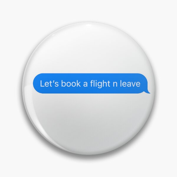 Item preview, Book a flight n leave text designed and sold by ArtoftheAdrift.