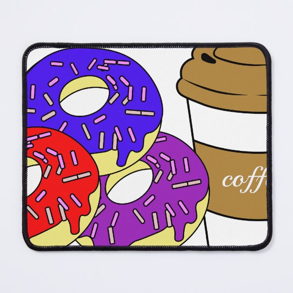 Item preview, donuts and coffee designed and sold by Saberfahid.