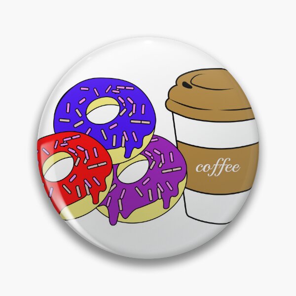 Item preview, donuts and coffee designed and sold by Saberfahid.