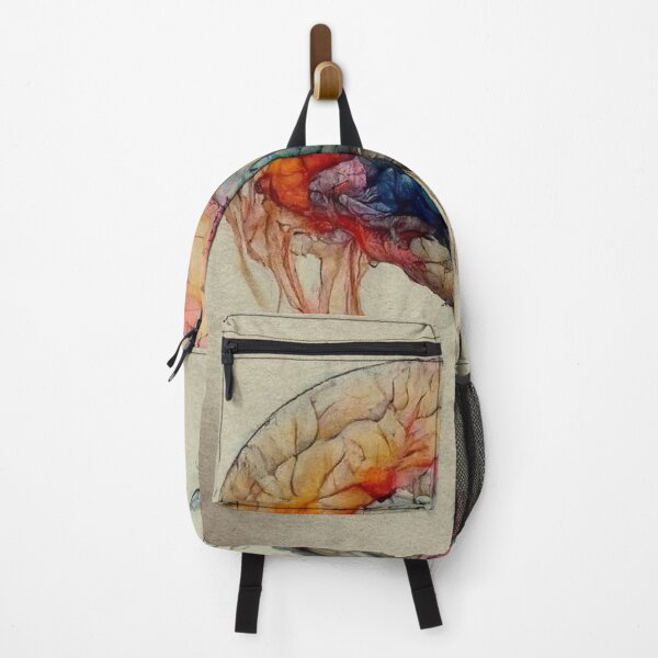 Item preview, floating watercolor brain art designed and sold by WeirdStation.