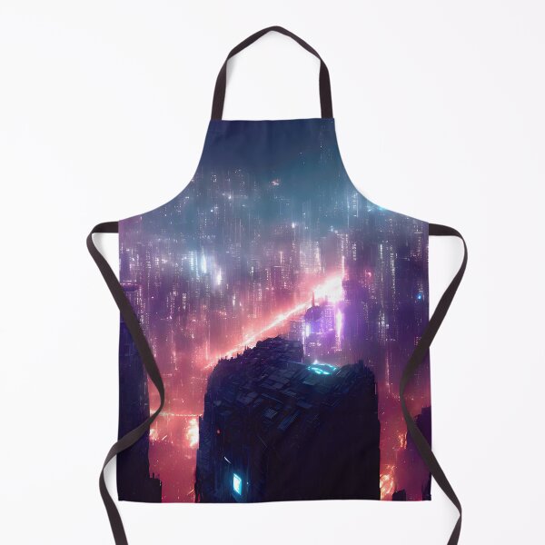 Item preview, a futuristic cyberpunk city at night designed and sold by AJDesignStudio.