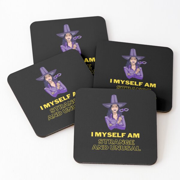 Item preview, Funny I Myself Am Strange And Unusual | Dark Background designed and sold by embaarc.
